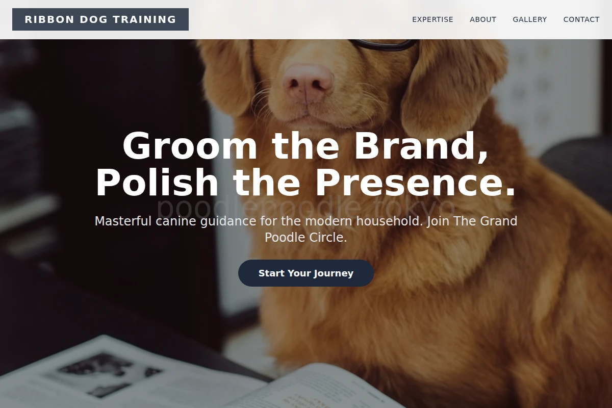 Ribbon Dog Training