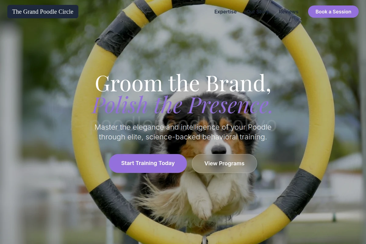 Poodle Dog Training