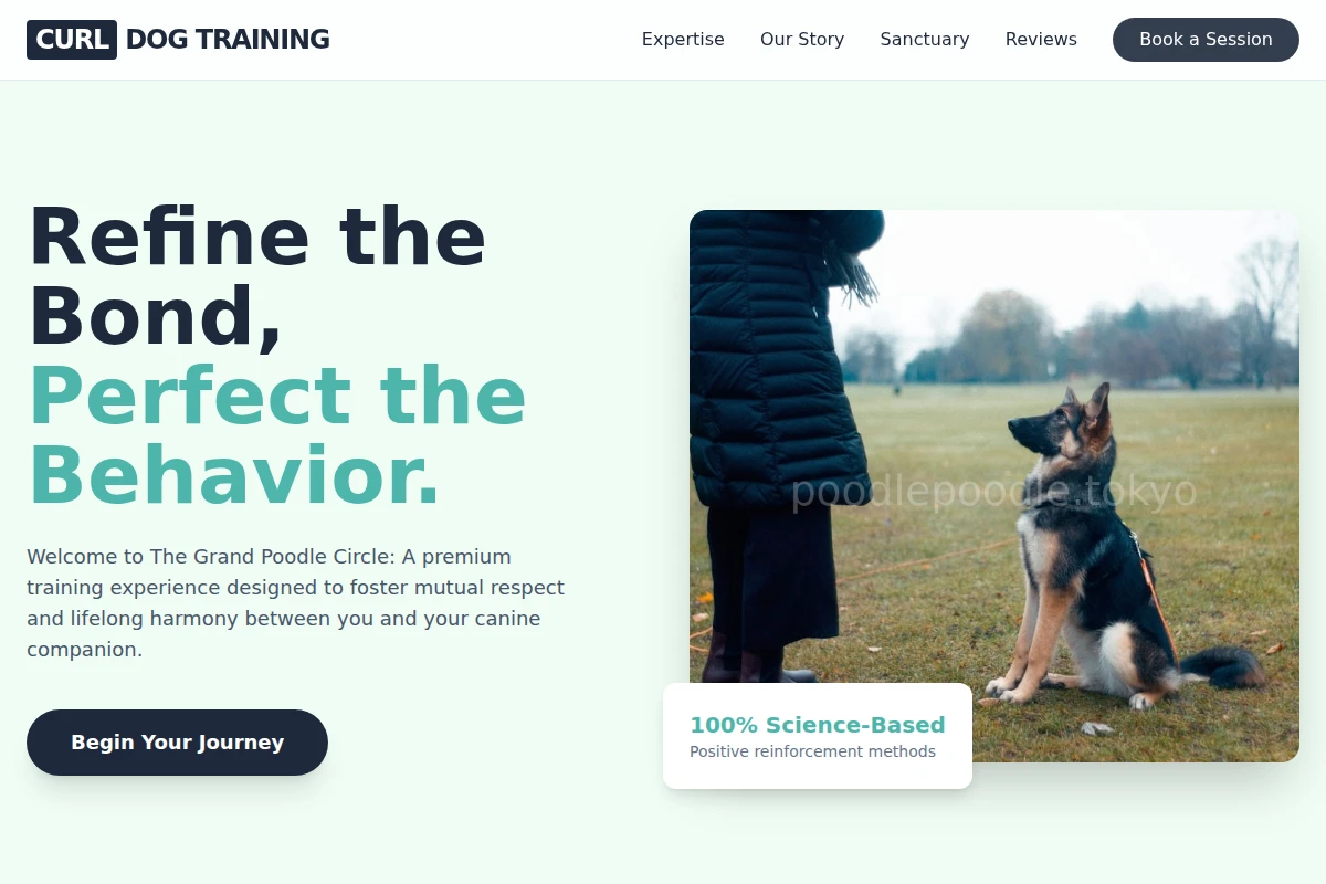 Curl Dog Training