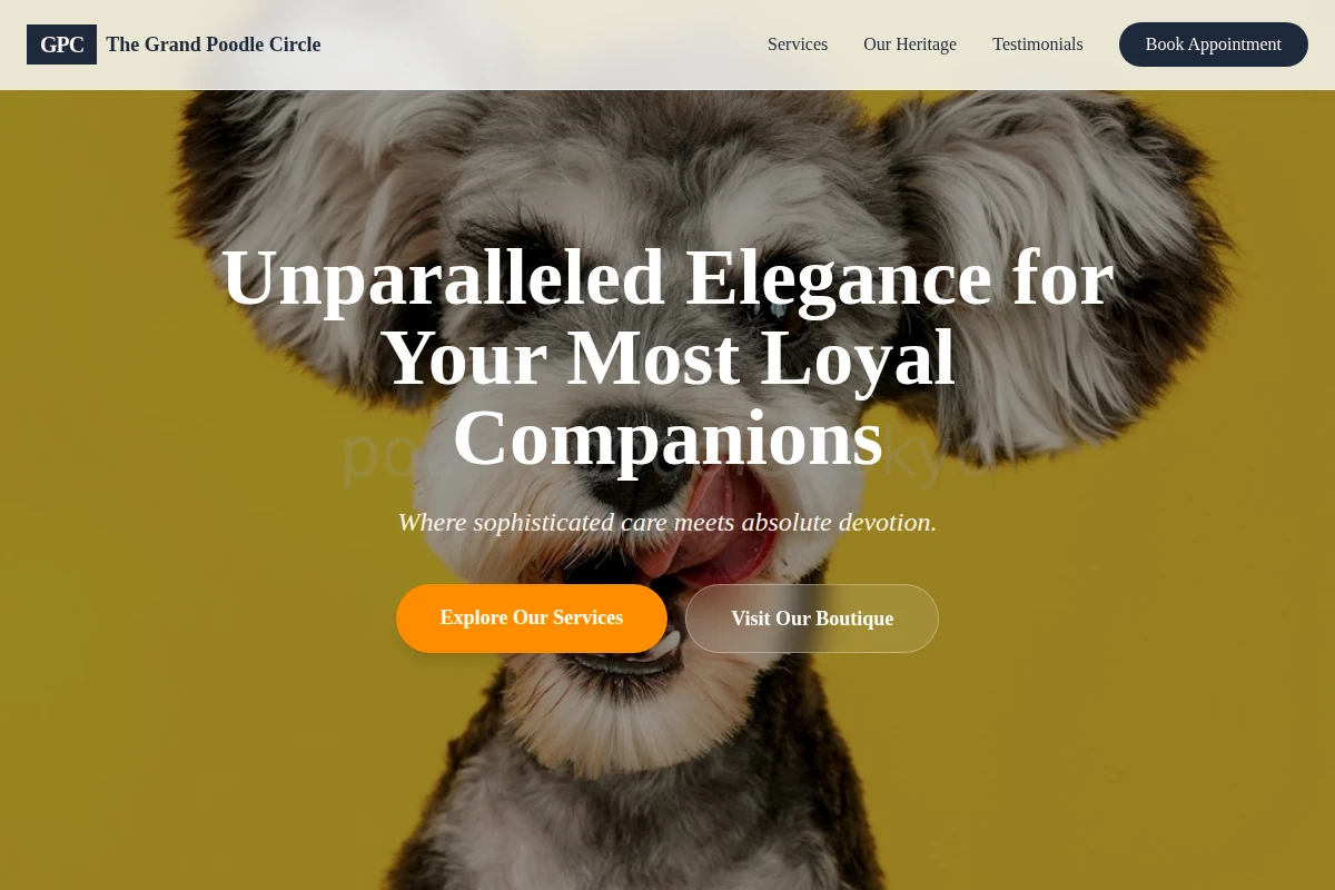 Sophisticated Pet Shop